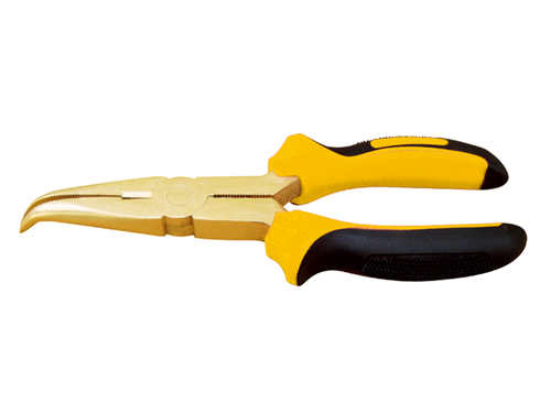 Explosion proof curved nose pliers